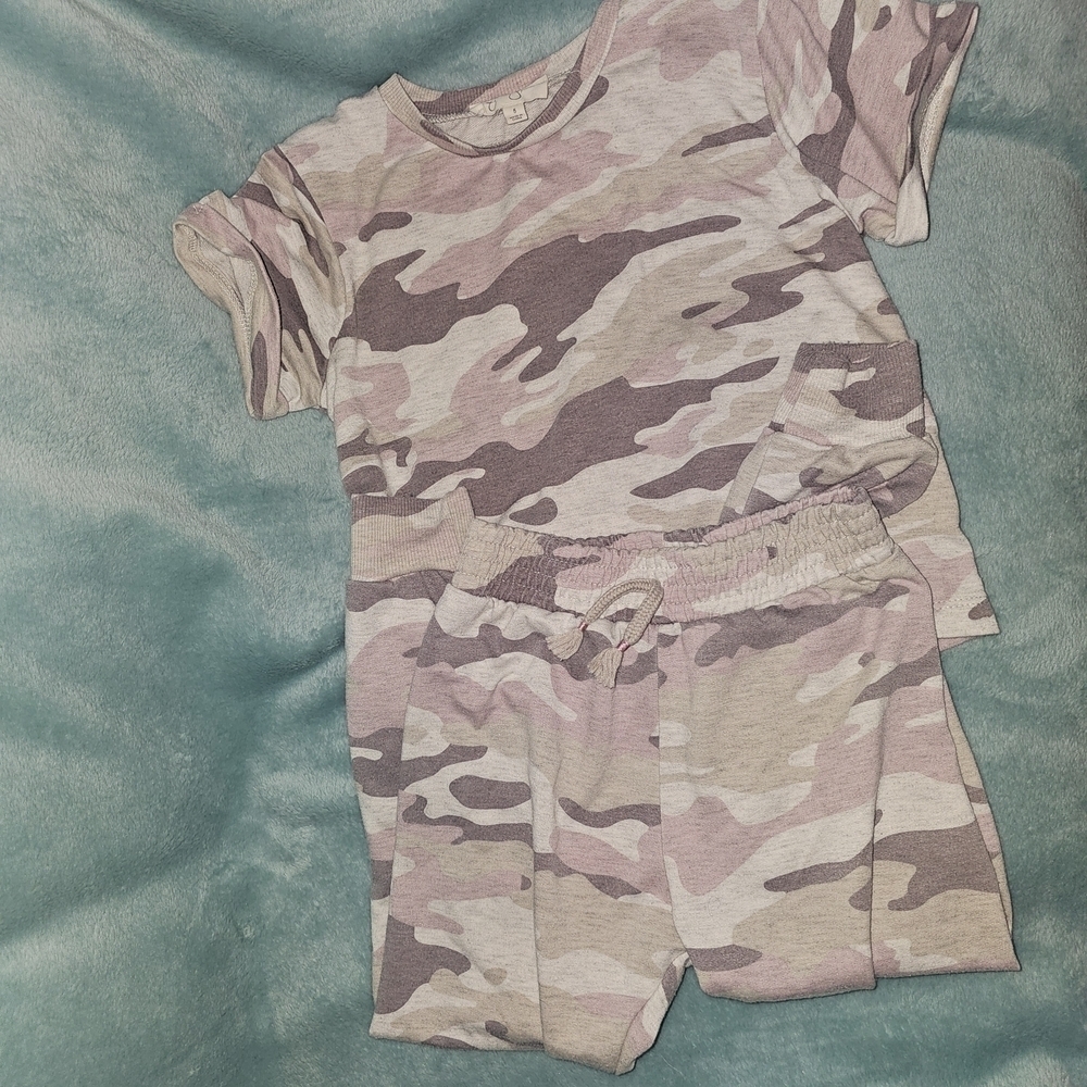 Jessica Simpson Pink Camo Kids Matching 3 Pc Set - Picture 6 of 13